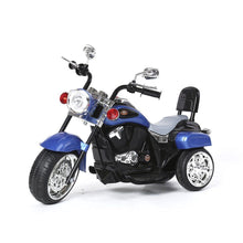Load image into Gallery viewer, Chopper Style Ride on Trike Blue Ride On Cars FREDDO 
