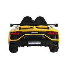 Load image into Gallery viewer, Lamborghini Aventador SVJ Sports Ride on Car Yellow Ride On Cars FREDDO 

