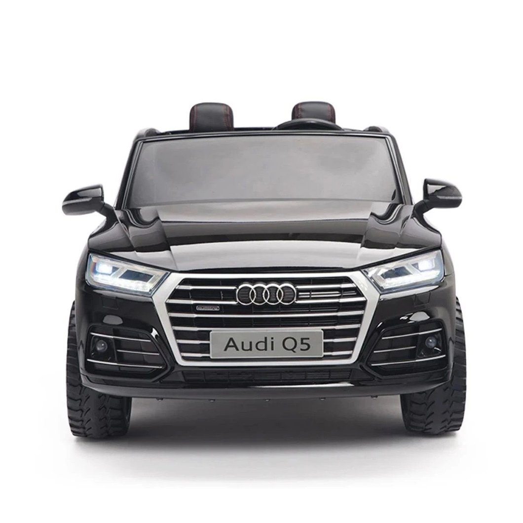 24V Audi Q5 with Remote Control, Leather Seats, Sound System, Upgraded tires & more! (Black) Ride On Cars FREDDO 