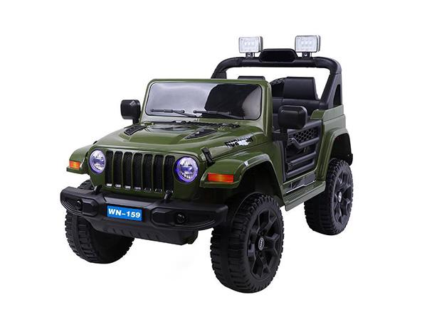 ***Pre Order Ships Nov 30th 2021*** 12V Jeep Wrangler Style with Parental Remote Control, Dual Motors, System & More! (Forest Green) Ride On Cars FREDDO 