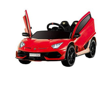 Load image into Gallery viewer, Lamborghini Aventador SVJ Sports Ride on Car Red Ride On Cars FREDDO 

