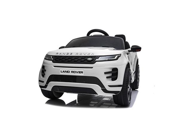 Land Rover Evoque with Dual Motors, 12V, Music , Sound System, Signature LED Lights & Parental Remote Control & Upgraded Leather Seats! White Ride On Cars FREDDO 