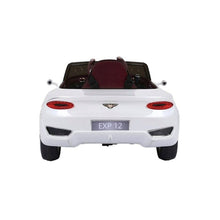 Load image into Gallery viewer, Bentley Exp 12 Ride on Car White Ride on Cars FREDDO 
