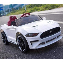 Load image into Gallery viewer, MUSTANG GT STYLE 12 V KIDS RIDE ON CAR WITH PARENTAL REMOTE CONTROL White Ride On Cars FREDDO 
