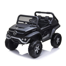 Load image into Gallery viewer, Mercedes Benz Unimog Ride on Car Black Ride On Cars FREDDO 
