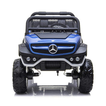 Load image into Gallery viewer, Mercedes Benz Unimog Ride on Car Blue Ride On Cars FREDDO 
