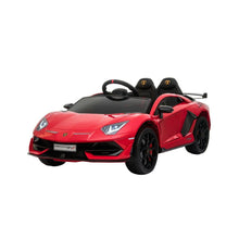 Load image into Gallery viewer, Lamborghini Aventador SVJ Sports Ride on Car Red Ride On Cars FREDDO 
