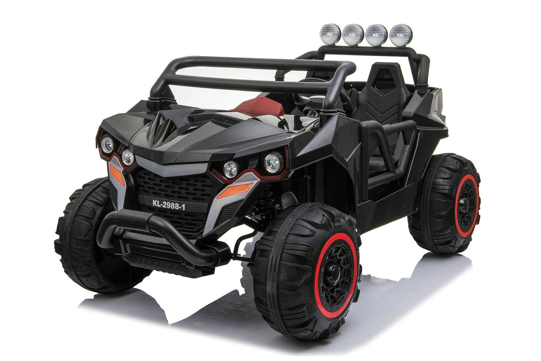 24V XX-Large UTV With 4 motors, Parental Remote control, Sound System, X Large Rubber Tires, Leather seats & More! Ride On Cars FREDDO 