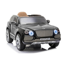 Load image into Gallery viewer, 2022 Bentley Bentayga 12V Dual Motors with Remote Control, Rubber Tires, Sound System &amp; Leather Seats! (black) Ride On Cars FREDDO 
